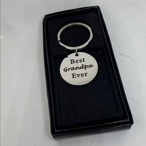 Keychain Affirmation Gift BEST GRANDPA EVER NIB